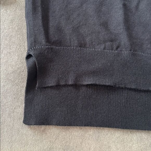 Women’s Black Knit Cardigan Sweater Round Neck Long Sleeve Size M (8-10) NWT - Picture 7 of 11